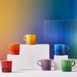 Le Creuset Vancouver espressokop 100 ml aardewerk regenboog