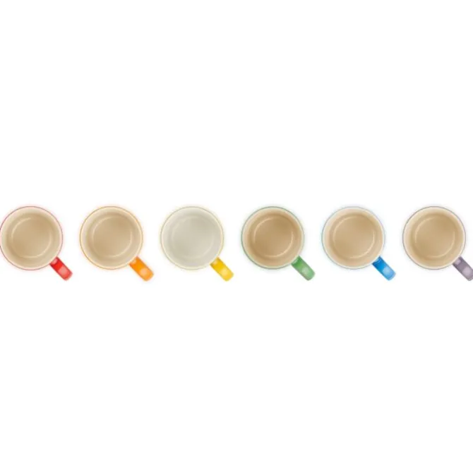 Le Creuset Vancouver espressokop 100 ml aardewerk regenboog