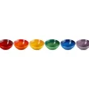 Le Creuset Vancouver ontbijtkom ø 16 cm aardewerk regenboog