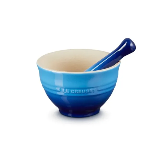 Le Creuset vijzel 300 ml aardewerk Azure