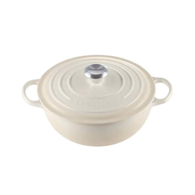 Le Creuset wok-braadpan 4,1 liter ø 26 cm gietijzer meringue
