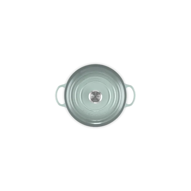 Le Creuset wok-braadpan 4,9 liter ø 28 cm gietijzer Sea Salt