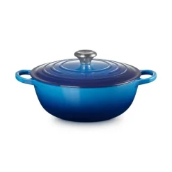Le Creuset wok-braadpan 4,1 liter ø 26 cm gietijzer Azure