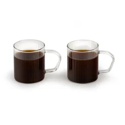 Leopold Vienna Arusha koffieglas 200 ml borosilicaatglas 2 s