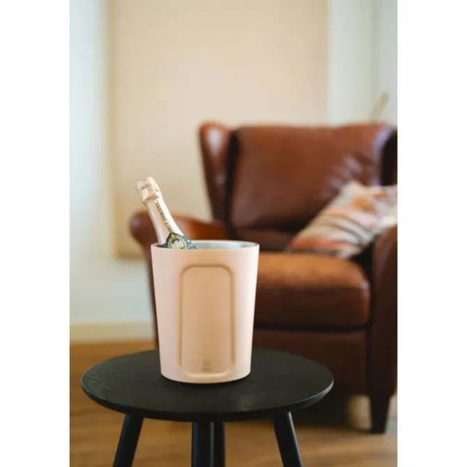 Leopold Vienna Corvina champagnekoeler rvs Sand