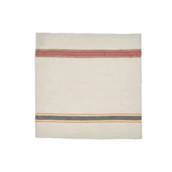 Libeco Dock theedoek 70 x 70 cm 100% linnen Leather Stripe