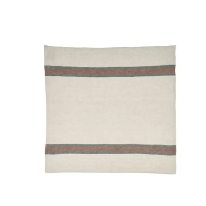 Libeco Dock theedoek 70 x 70 cm 100% linnen Green Stripe