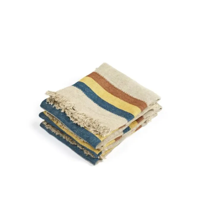 Libeco The Belgian Towel handdoek 65 x 55 cm 100% linnen Spruce