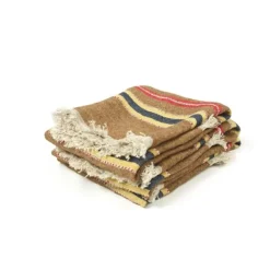 Libeco The Belgian Towel handdoek 65 x 55 cm 100% linnen Summer Stripe