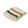 Libeco The Belgian Towel handdoek 65 x 55 cm 100% linnen Lake Stripe