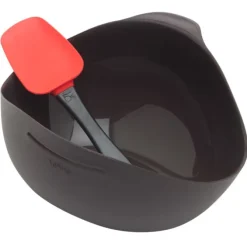 Lékué broodmaker met spatel rond 25 cm silicone bruin