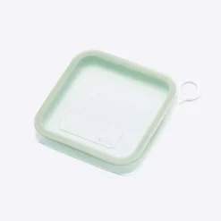 Lékué herbruikbare sandwichbox silicone transparant/groen