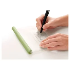Lékué herbruikbare voorraadzak 500 ml silicone transparant/groen