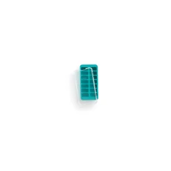 Lékué ijsblokjesmaker met deksel 14 vakken rechthoeken ijsblokjes silicone turqoise