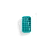 Lékué ijsblokjesvorm met houder en deksel 32 ijsblokjes silicone turquoise