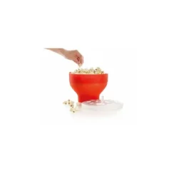 Lékué mini opvouwbare popcornmaker silicone 12,7 cm rood