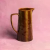 Maegen karaf 24,5 cm aardewerk gestreept Ochre & Brown