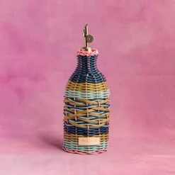 Maegen Woven oliefles 28 cm Pink/Navy