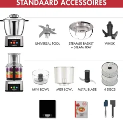 Magimix Cook Expert foodprocessor mat chroom