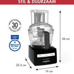 Magimix CS 3200 XL foodprocessor kunststof zwart