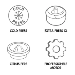 Magimix Juice Expert 3 sapcentrifuge mat chroom