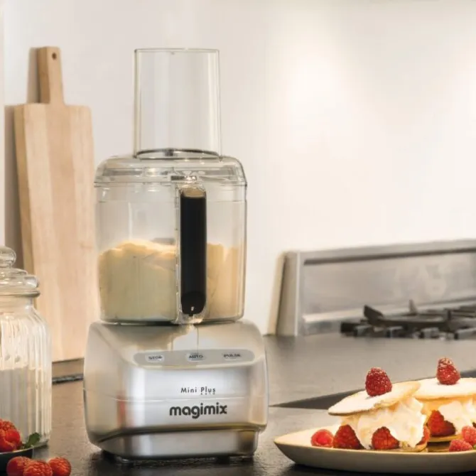 Magimix Mini Plus foodprocessor kunststof mat chroom
