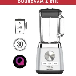 Magimix Power Blender 5 XL 2 liter rvs mat chroom