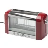 Magimix Vision broodrooster met venster rvs rood