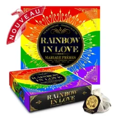 Mariage Frères Rainbow in Love blauwe thee 30 zakjes