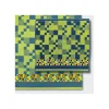 Mariëtte Wolbert Soft Square theedoek 65 x 65 cm katoen petrol