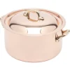 Mauviel M'150B kookpan ø 20 cm koper bronzen handgreep