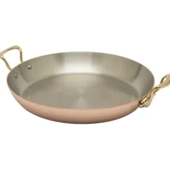 Mauviel M'150B paellapan ø 35 cm koper bronzen greep