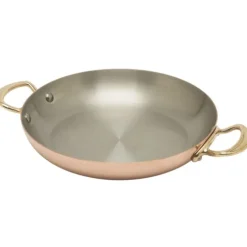 Mauviel M'150B serveer- en paellapan ø 16 cm koper bronzen greep