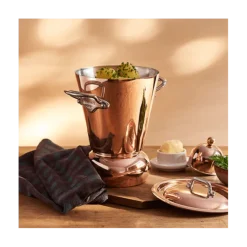 Mauviel M'30 champagnebowl ø 40 cm koper messing greep