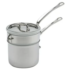 Mauviel M'Cook au bain-mariepan ø 12 cm rvs 2-delig