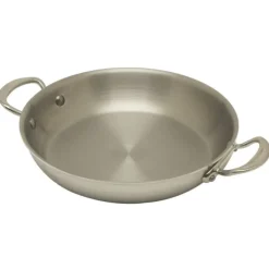 Mauviel M'Cook sauteerpan met 2 grepen ø 24 cm rvs