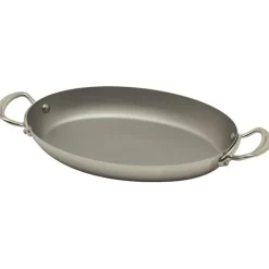 Mauviel M'Cook serveerpan ovaal ø 35 cm rvs lichte greep