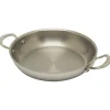 Mauviel M'Cook serveerpan rond ø 16 cm rvs lichte greep