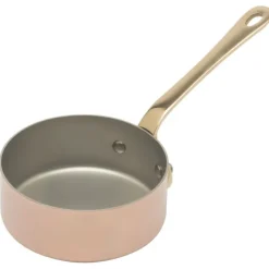 Mauviel M'Minis sauteerpan rond ø 9 cm koper bronzen greep
