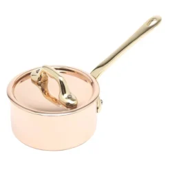 Mauviel M'minis steelpan ø 9 cm koper bronzen handgreep