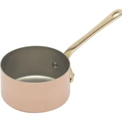 Mauviel M'Minis steelpan rond ø 9 cm koper bronzen greep