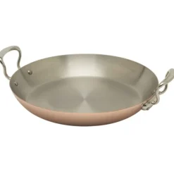 Mauviel M'150S paellapan ø 35 cm koper rvs greep