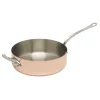 Mauviel M'150S sauteerpan ø 28 cm koper met rvs greep