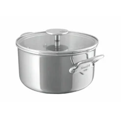 Mauviel M'Urban4 kookpan met glasdeksel ø 16 cm rvs