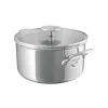 Mauviel M'Urban4 kookpan met glasdeksel ø 18 cm rvs