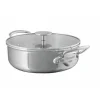 Mauviel M'Urban4 lage braadpan met glasdeksel ø 24 cm rvs