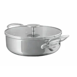 Mauviel M'Urban4 lage braadpan met glasdeksel ø 20 cm rvs