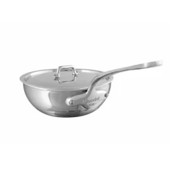 Mauviel M'Urban4 ronde sauspan met deksel ø 24 cm rvs