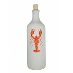 Menu'tje Marechal oliefles Kreeft 750 ml keramiek rood
