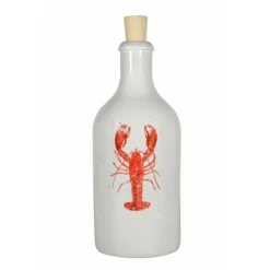 Menu'tje Marechal oliefles Kreeft 500 ml keramiek rood